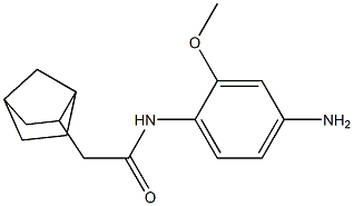 N-(4-amino-2-methoxyphenyl)-2-{bicyclo[2.2.1]heptan-2-yl}acetamide Struktur