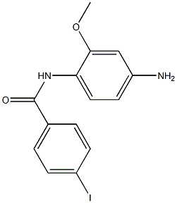 N-(4-amino-2-methoxyphenyl)-4-iodobenzamide Struktur