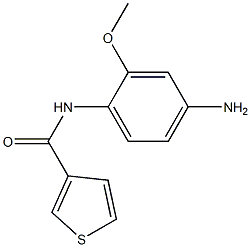 N-(4-amino-2-methoxyphenyl)thiophene-3-carboxamide Struktur