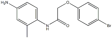 N-(4-amino-2-methylphenyl)-2-(4-bromophenoxy)acetamide Struktur