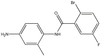 N-(4-amino-2-methylphenyl)-2-bromo-5-fluorobenzamide Struktur