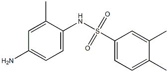 N-(4-amino-2-methylphenyl)-3,4-dimethylbenzene-1-sulfonamide Struktur