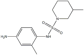 N-(4-amino-2-methylphenyl)-3-methylpiperidine-1-sulfonamide Struktur