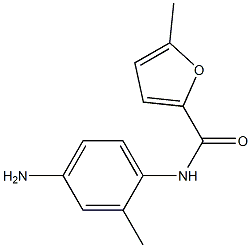 N-(4-amino-2-methylphenyl)-5-methylfuran-2-carboxamide Struktur