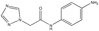 N-(4-aminophenyl)-2-(1H-1,2,4-triazol-1-yl)acetamide Struktur