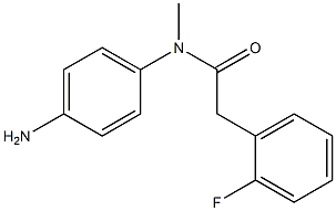 N-(4-aminophenyl)-2-(2-fluorophenyl)-N-methylacetamide Struktur