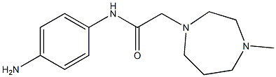 N-(4-aminophenyl)-2-(4-methyl-1,4-diazepan-1-yl)acetamide Struktur