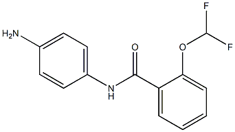 N-(4-aminophenyl)-2-(difluoromethoxy)benzamide Struktur