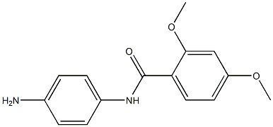 N-(4-aminophenyl)-2,4-dimethoxybenzamide Struktur