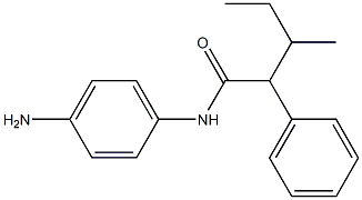 N-(4-aminophenyl)-3-methyl-2-phenylpentanamide Struktur