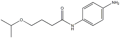 N-(4-aminophenyl)-4-(propan-2-yloxy)butanamide Struktur