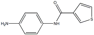 N-(4-aminophenyl)thiophene-3-carboxamide Struktur