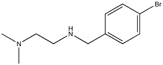 N'-(4-bromobenzyl)-N,N-dimethylethane-1,2-diamine Struktur