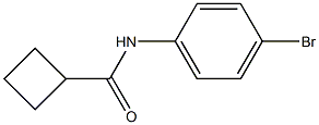 N-(4-bromophenyl)cyclobutanecarboxamide Struktur