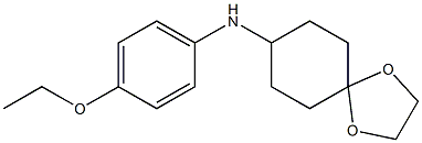 N-(4-ethoxyphenyl)-1,4-dioxaspiro[4.5]decan-8-amine Struktur