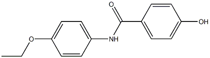 N-(4-ethoxyphenyl)-4-hydroxybenzamide Struktur