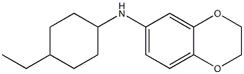 N-(4-ethylcyclohexyl)-2,3-dihydro-1,4-benzodioxin-6-amine Struktur