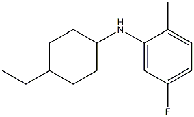 N-(4-ethylcyclohexyl)-5-fluoro-2-methylaniline Struktur