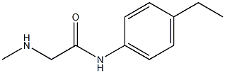 N-(4-ethylphenyl)-2-(methylamino)acetamide Struktur