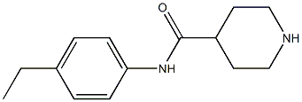 N-(4-ethylphenyl)piperidine-4-carboxamide Struktur