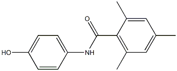 N-(4-hydroxyphenyl)-2,4,6-trimethylbenzamide Struktur