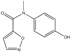 N-(4-hydroxyphenyl)-N-methyl-1,2-oxazole-5-carboxamide Struktur