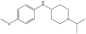 N-(4-methoxyphenyl)-1-(propan-2-yl)piperidin-4-amine Struktur