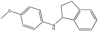 N-(4-methoxyphenyl)-2,3-dihydro-1H-inden-1-amine Struktur