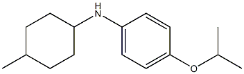 N-(4-methylcyclohexyl)-4-(propan-2-yloxy)aniline Struktur