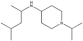 N-(4-methylpentan-2-yl)-1-(propan-2-yl)piperidin-4-amine Struktur