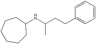 N-(4-phenylbutan-2-yl)cycloheptanamine Struktur