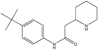 N-(4-tert-butylphenyl)-2-(piperidin-2-yl)acetamide Struktur