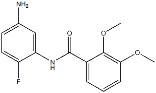 N-(5-amino-2-fluorophenyl)-2,3-dimethoxybenzamide Struktur