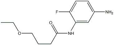 N-(5-amino-2-fluorophenyl)-4-ethoxybutanamide Struktur