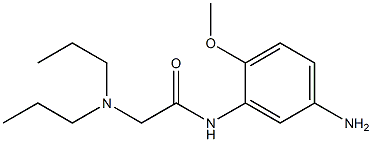 N-(5-amino-2-methoxyphenyl)-2-(dipropylamino)acetamide Struktur