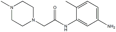 N-(5-amino-2-methylphenyl)-2-(4-methylpiperazin-1-yl)acetamide Struktur