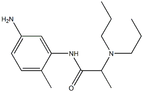 N-(5-amino-2-methylphenyl)-2-(dipropylamino)propanamide Struktur