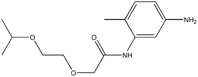 N-(5-amino-2-methylphenyl)-2-[2-(propan-2-yloxy)ethoxy]acetamide Struktur