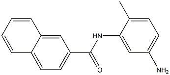 N-(5-amino-2-methylphenyl)-2-naphthamide Struktur