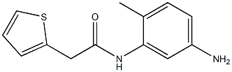 N-(5-amino-2-methylphenyl)-2-thien-2-ylacetamide Struktur