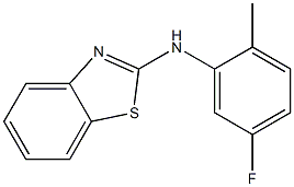 N-(5-fluoro-2-methylphenyl)-1,3-benzothiazol-2-amine Struktur