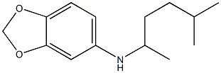 N-(5-methylhexan-2-yl)-2H-1,3-benzodioxol-5-amine Struktur