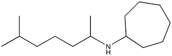 N-(6-methylheptan-2-yl)cycloheptanamine Struktur