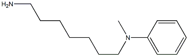 N-(7-aminoheptyl)-N-methylaniline Struktur