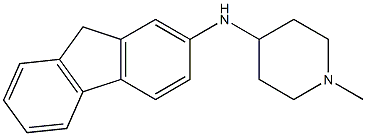 N-(9H-fluoren-2-yl)-1-methylpiperidin-4-amine Struktur