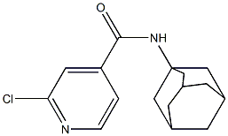 N-(adamantan-1-yl)-2-chloropyridine-4-carboxamide Struktur