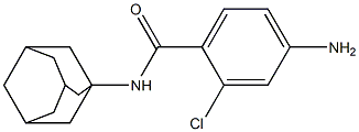 N-(adamantan-1-yl)-4-amino-2-chlorobenzamide Struktur