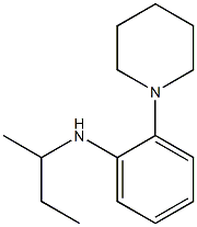 N-(butan-2-yl)-2-(piperidin-1-yl)aniline Struktur