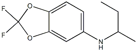 N-(butan-2-yl)-2,2-difluoro-2H-1,3-benzodioxol-5-amine Struktur