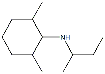 N-(butan-2-yl)-2,6-dimethylcyclohexan-1-amine Struktur